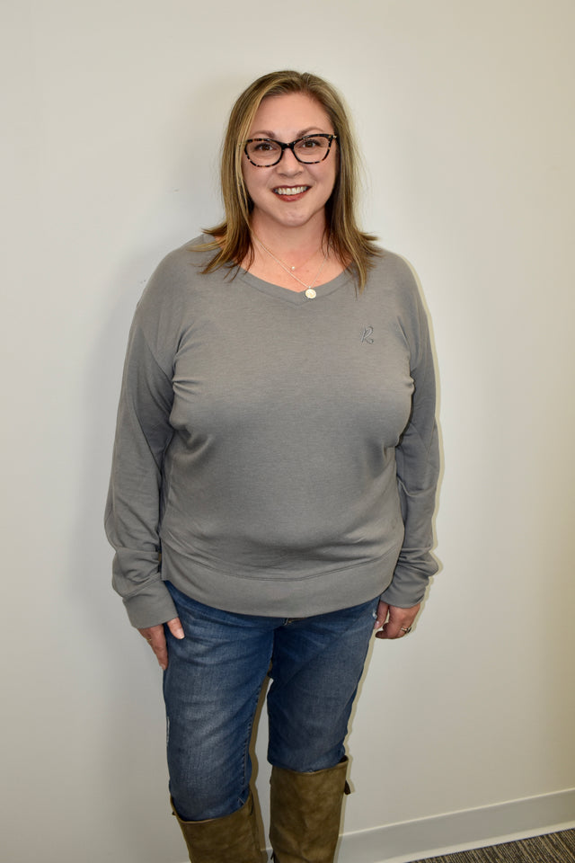 OGIO Ladies Luuma Flex Long Sleeve V-Neck