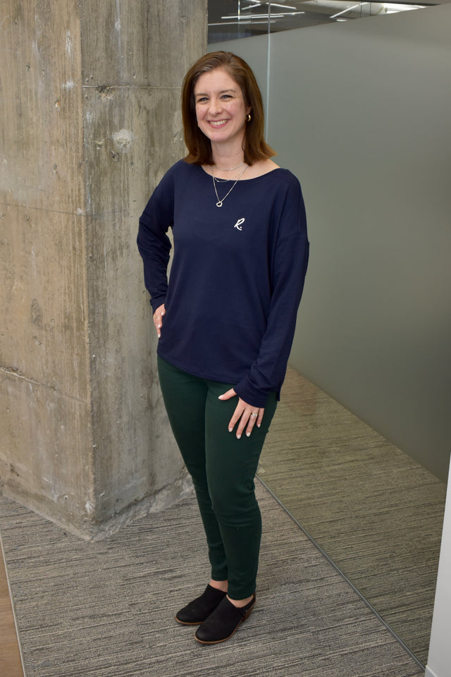 MERCER+METTLE Women's Stretch Drop Shoulder Pullover