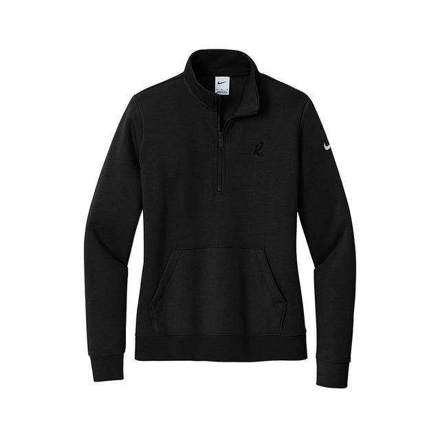 Nike Women's Club Fleece Sleeve Swoosh 1/2-Zip