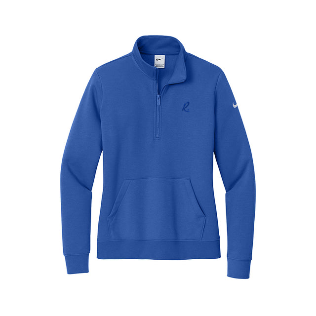 Nike Women's Club Fleece Sleeve Swoosh 1/2-Zip