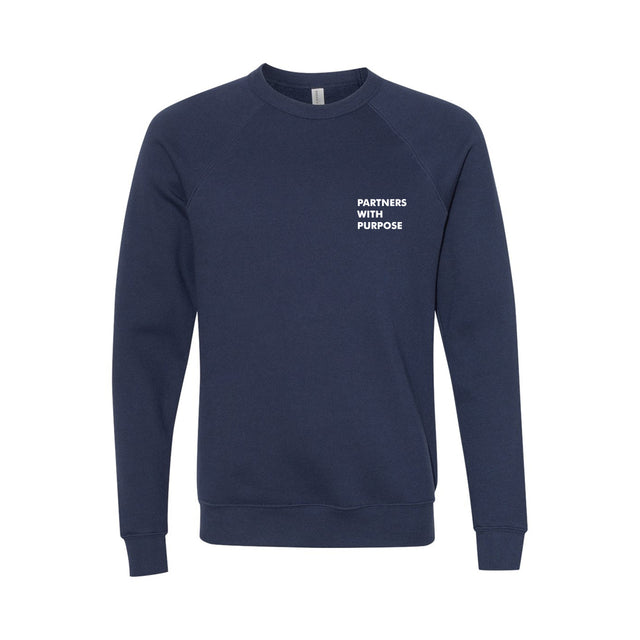 BELLA + CANVAS Unisex Sponge  Crewneck Sweat - PARTNERS WITH PURPOSE